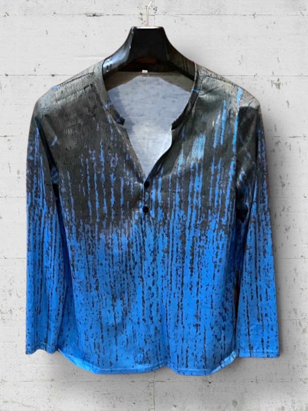 Blue and Black Trendy Top  Sz S? See measurements  NWOT